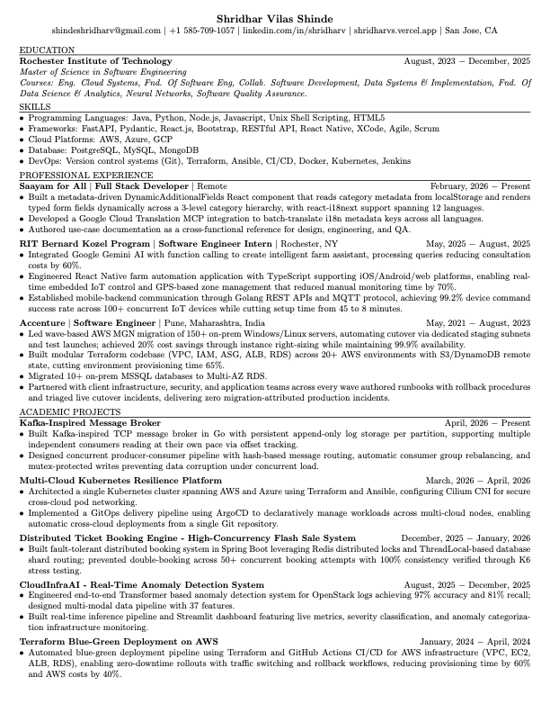 Resume Preview